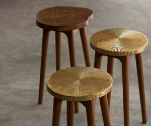 Tekku Brass Stool