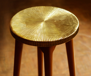 Tekku Brass Stool