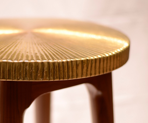 Tekku Brass Stool