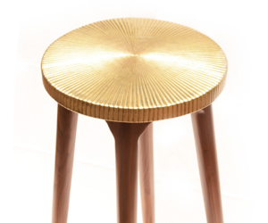 Tekku Brass Stool