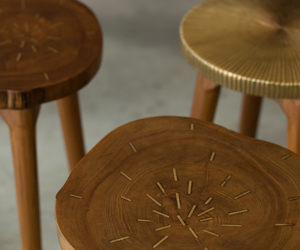 Tekku Wood Stool