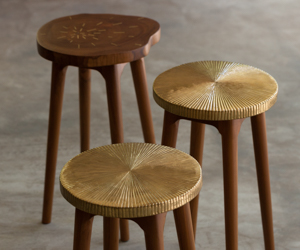 Tekku Wood Stool