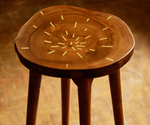 Tekku Wood Stool